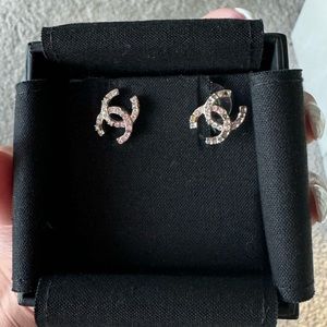 Chanel Sliver Studs